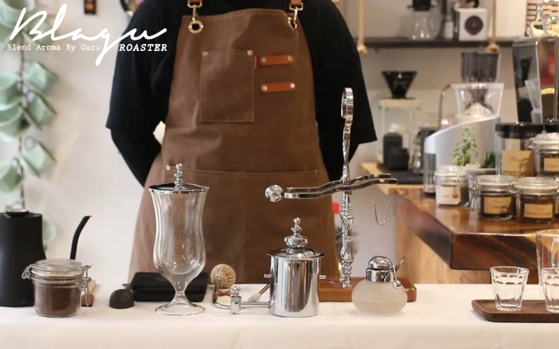 Pha cà phê Royal Syphon (Balance) — Phong cách Barista Blagu